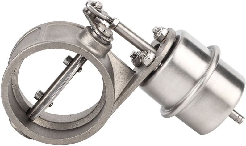 Universal Car Abgast Steuerventil 2,5 'passt 63 mm d -Rohrfahrzeugzubehör (geöffnet) - Eosnow