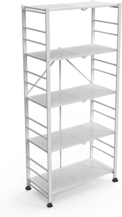 Kleinregale, 5 Böden, Traglast 40 kg, Weiß 48