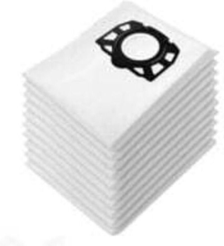 10er-Pack Staubsaugerbeutel für Kärcher WD4, WD5, WD6, MV4, MV5, MV6, TRIMEC