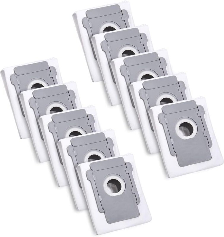 10er-Pack Staubsaugerbeutel für iRobot Roomba I7, I7 S9, J7+, E5, E6, E7 – Ersatzbeutel für iRobot Roomba I7