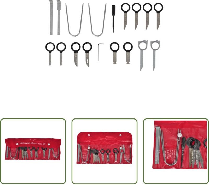 Autoradio Entfernungsschlüssel - Autoradio-Ausbauwerkzeug-Set