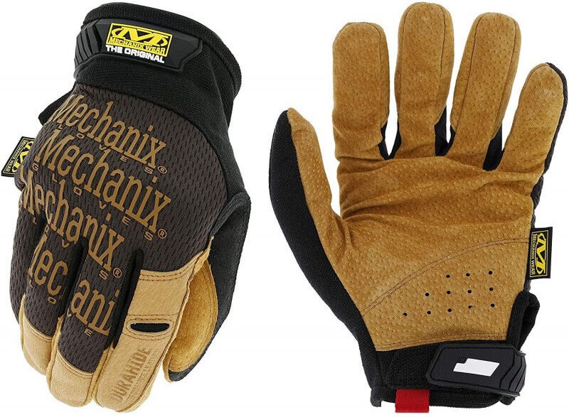 Mechanix Wear - Original-Lederhandschuhe (X-Large, Braun/schwarz) Lmg-75-011