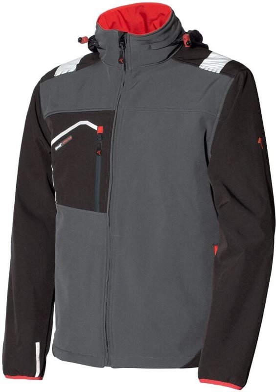 Issaline Posh Industrial Starter Softshell-Arbeitsjacke - XL