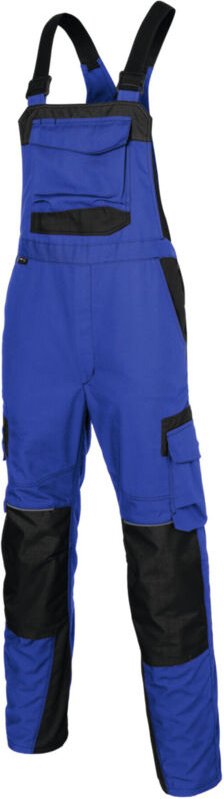 KÜBLER Latzhose InnovatiQ, kornblau / schwarz, Konfektionsgröße DE: 46