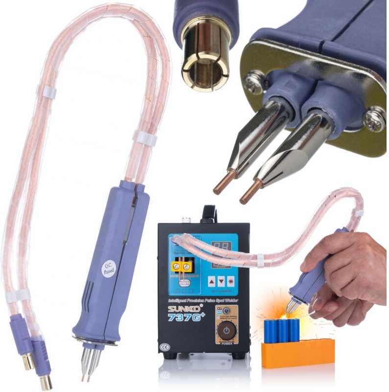 Rosfix Schweißgriff Sunkko 70BN – Punktierkolben für Sunkko 709A/709AD/737G+ 2–7 mm Abstand 16 mm² Kabel 15×7 mm Spitze ...