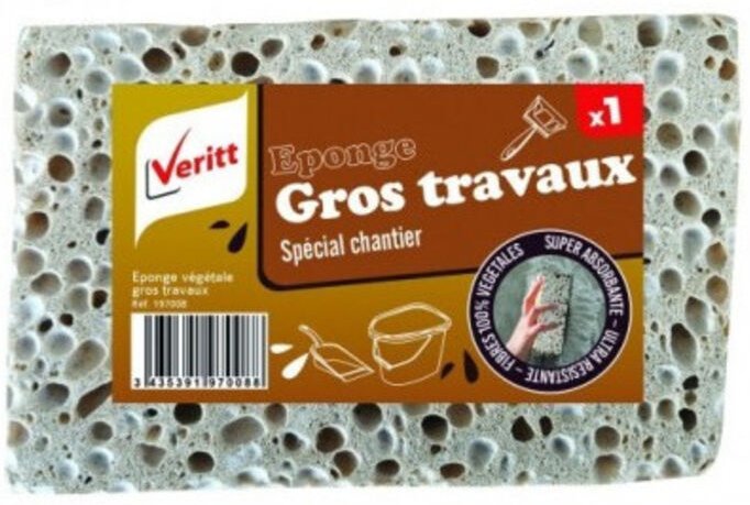 Veritt Pflanzen-Schwamm für Grobe Arbeiten 608005 Veritt