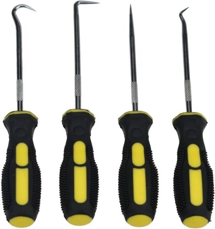 Auswahl an Präzisionshaken, Öldichtungshaken, hochwertigem Öl-O-Ring-Auszieher, 4 Stück