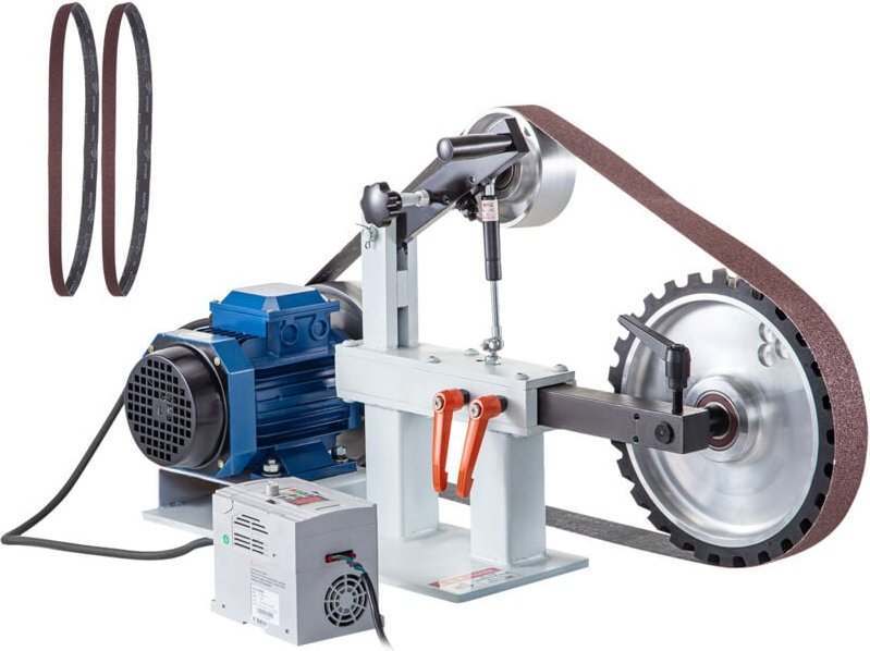 1500W Band- und Tellerschleifer, 2' x 82' Band, 16 1/4' x 12' Gummischeibe, 1 Phase in 3 Phase, für Werkstatt und Garage...