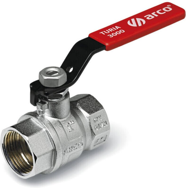 ARCO Kugelhahn mit Hebel GW 1/4" x 1/4" Turia 0120008