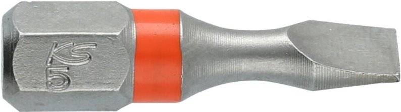 KS Tools 1/4" TORSIONpower Bit, 25mm, Schlitz 5mm