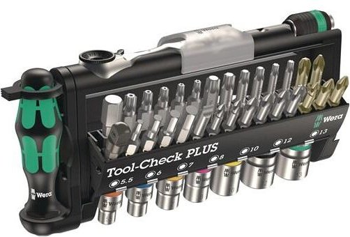 WERA Bitsortiment 39-teilig Tool Check Plus Bit-Ratsche