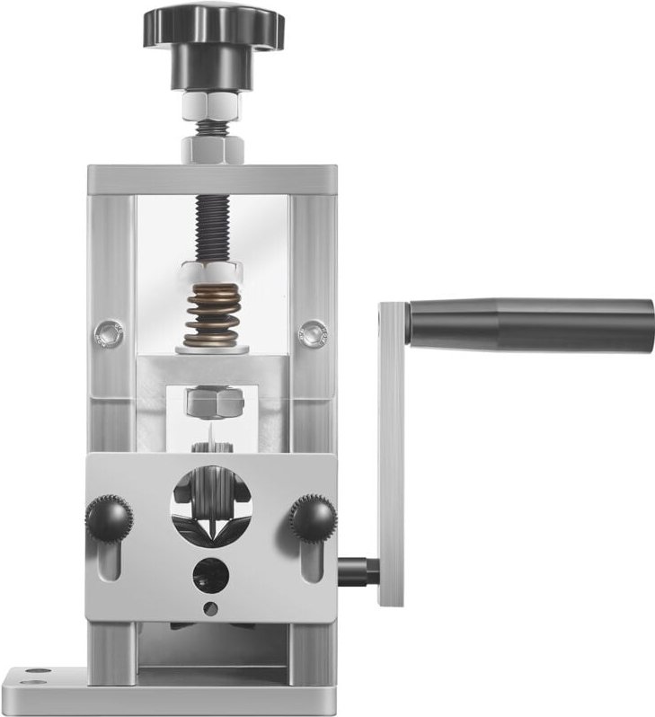 Mophorn - Manuelle Kabelschälmaschine, 1,5–25 mm, Kupferabisolierer mit Handkurbel oder Bohrmaschinenantrieb, gehärtete ...