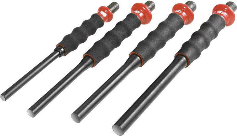 Facom - Splinttreiber, Durchschläger mit Handgriff Satz, 4-tlg.