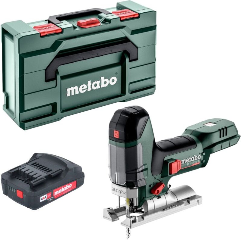 Metabo ST 18 LT 130 BL Akku Stichsäge 18 V 130 mm Brushless + 1x Akku 2,0 Ah + Metabox - ohne Ladegerät