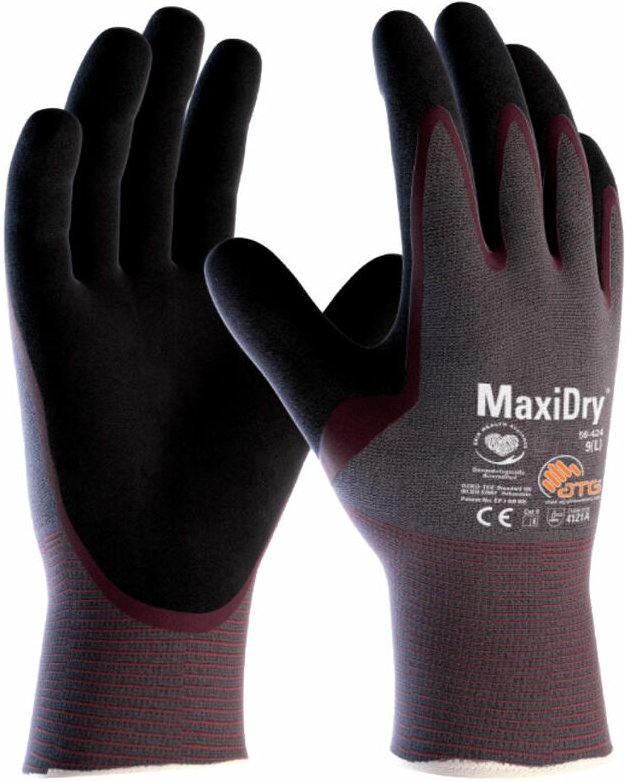 Guanti da lavoro ATG MaxiDry 56-424-10 - Lila - - Lila