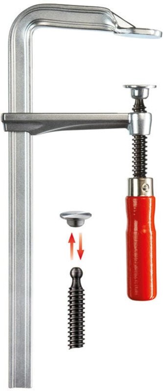 Ganzstahl-Schraubzwinge gz Spannweite 120 mm Ausladung 60 mm - Bessey