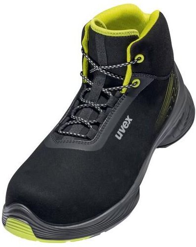 uvex 1 G2 Stiefel S2 schwarz, gelb Weite 11 Gr. 48