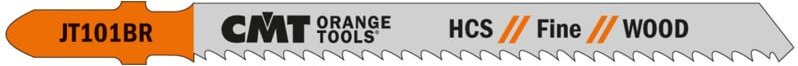 JT101BR-5 5 HCS-Bügelsägeblätter für Holz 100 x 2,5 x 10 TPI (Gerade/Fein)