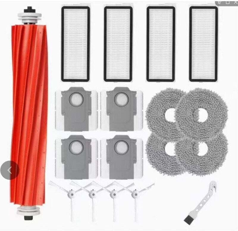 Ensemble de 19 pièces de rechange pour aspirateurs Roborock Qrevo S/Qrevo Plus/Qrevo MaxV/Qrevo Pro (non compatible avec...