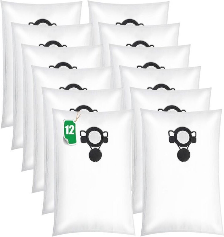 12 Staubsaugerbeutel, kompatibel mit Nilfisk Alto Aero 20/21/25/26/31/VL200 und MAKITA VC2010L/VC2511L/VC2512L/VC3011L/T...