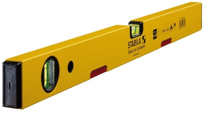 Wasserwaage mit Magnetfuß STABILA Serie 70M von 60 cm