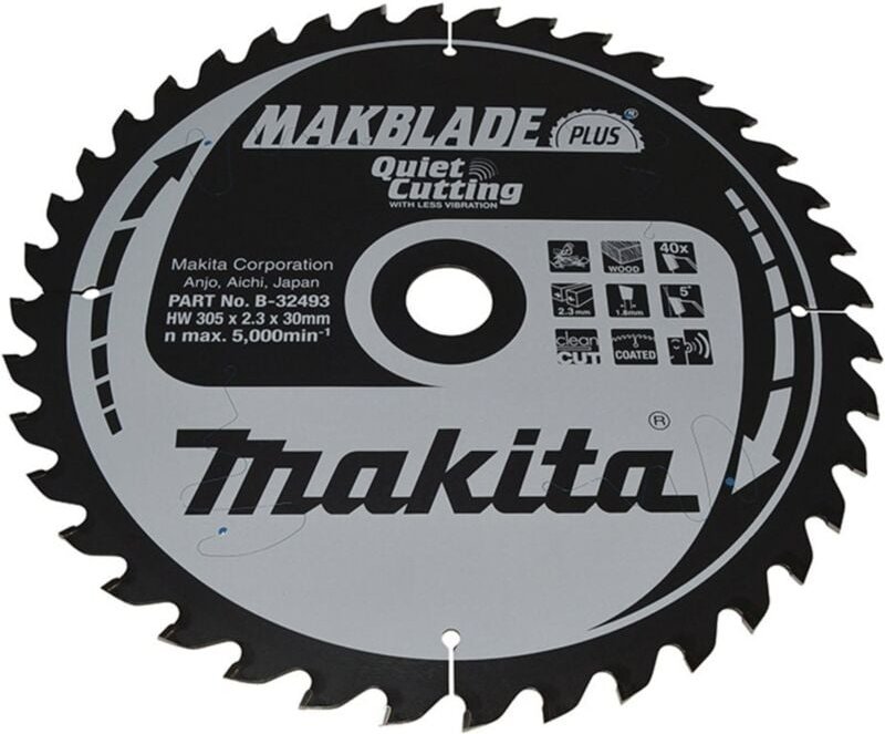 Sägeblatt makblade+ 305x30x40Z - Makita