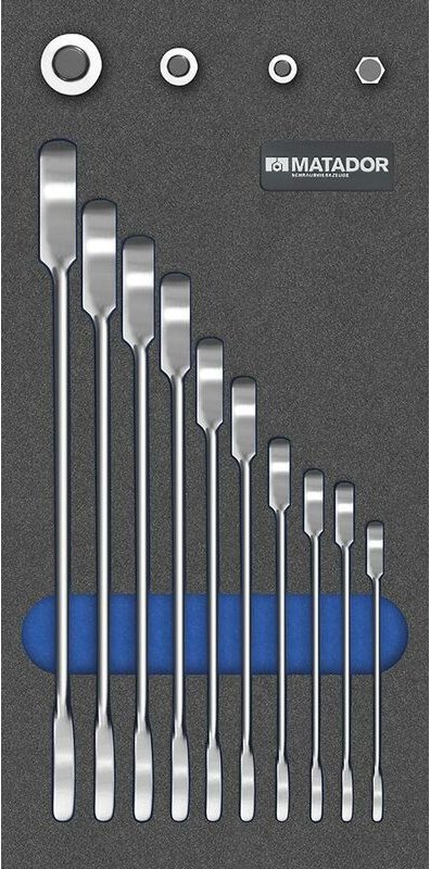 Mts Knarren-Ringmaulschlüssel, 14-tlg., 6-22 mm (1/3