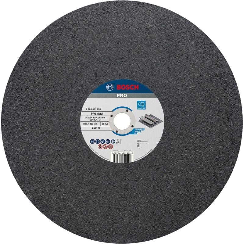 Trennscheibe gerade Expert for Metal a 30 t bf 355 mm 2,8 mm - Bosch