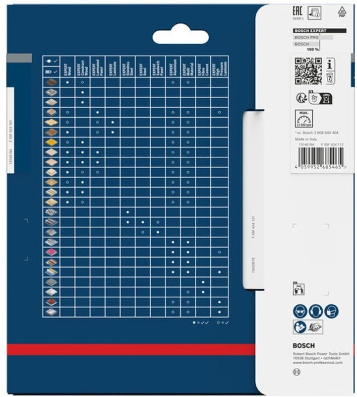 Bosch EXPERT Kreissägeblatt Wood, 165x20 mm, Z48