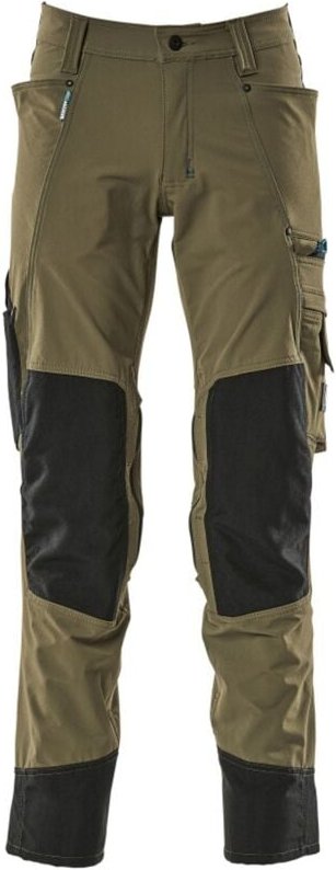 Mascot Bundhose ADVANCED wasserabweisend mit Knietaschen 17179, Gr. 43K moosgrün