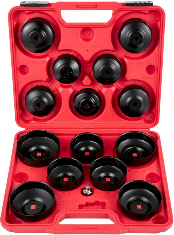 Mophorn - vevor Ölfilter-Steckschlüsselsatz, 14-teiliges Ölfilterschlüssel-Set, Robuster Ölfilter-Steckschlüsselsatz aus...