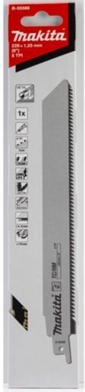 Reciproblatt tc hm 228x1,25mm 8TPI Rettung Reciprosäge Metall B-55588 - Makita