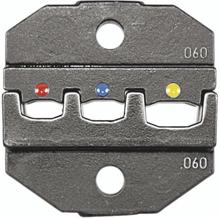 Rennsteig - Werkzeuge 624 060 3 0 Crimpeinsatz Unisolierte Kabelschuhe, Unisolierte Verbinder 0.5 bi
