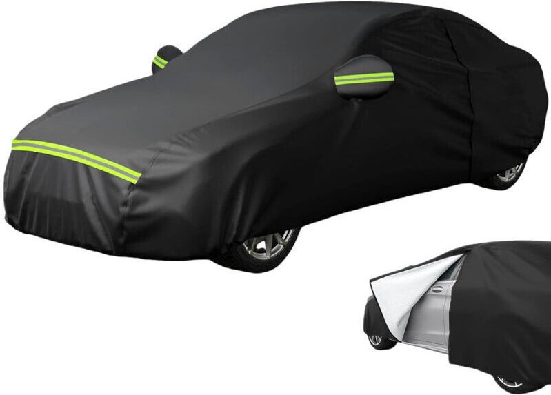 Wasserdichte Autoabdeckung für Limousinen, Schutz im Außenbereich aus Oxford-Gewebe, UV-beständig, staubdicht und wasser...