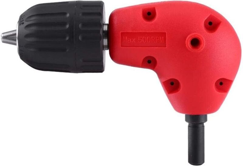 Bohrfutter, rechtwinklig, elektrischer Schnellspanner-Bohreradapter, 9,5 mm Rundschaft, ohne Bohrfutter für Heim-Elektro...