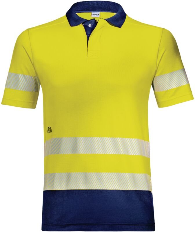 Uvex Suxxeed Construction Herren-Arbeitsshirt - Gelbe Männer-Poloshirt: M