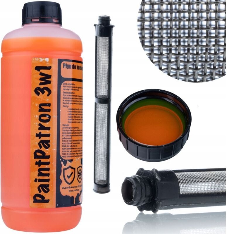 Reinigungsflüssigkeit Für Lackiereinheit L + Fingerfilter 60mesh Graco Ftx