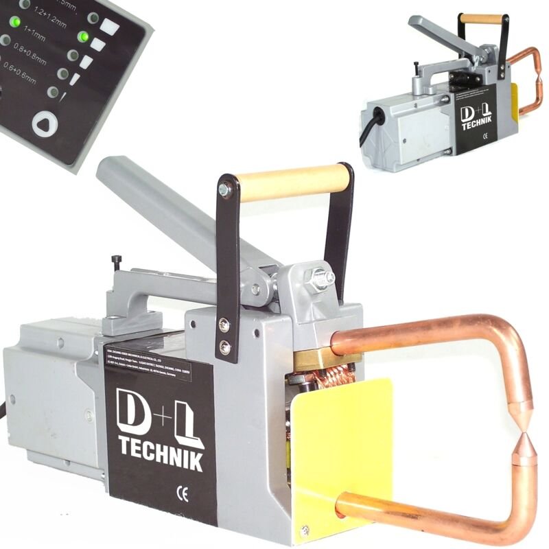 Punktschweißzange Digital Punktschweißgerät 4kVA Kfz Spotter Schweißzange 56292