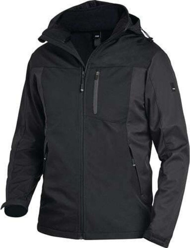 FHB - Softshelljacke jannik, anthrazit-schwarz, Gr.M