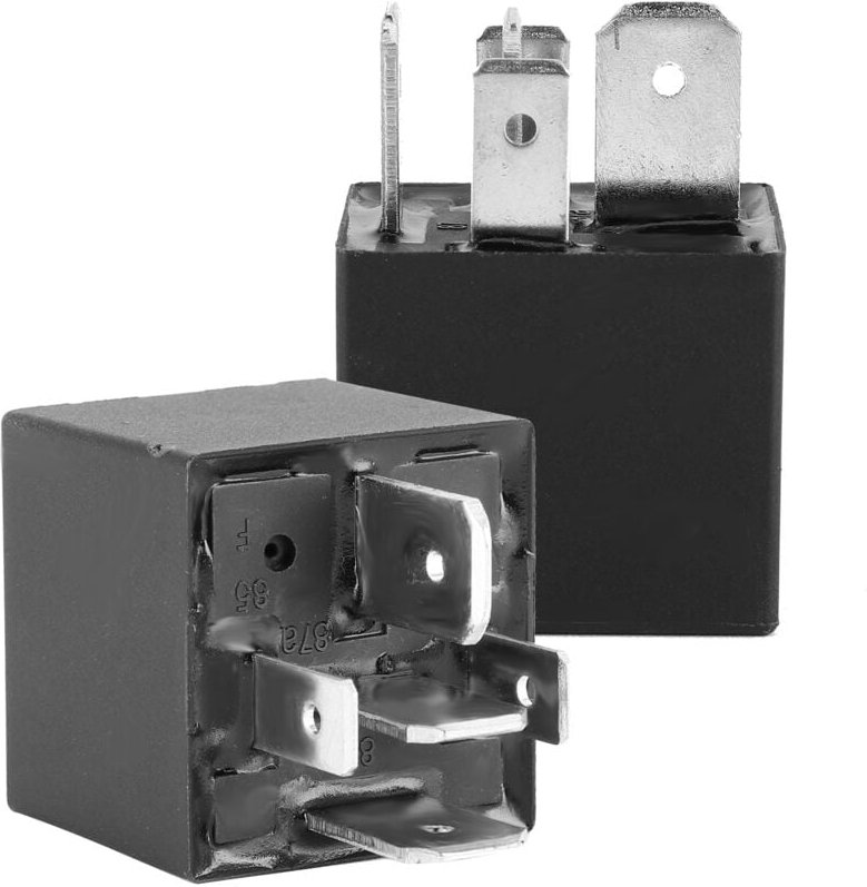 2-teiliges 5-poliges Seilwinden-Magnetrelais 12V 80A Universal für ATV, UTV, LKW, Boot, Transporter