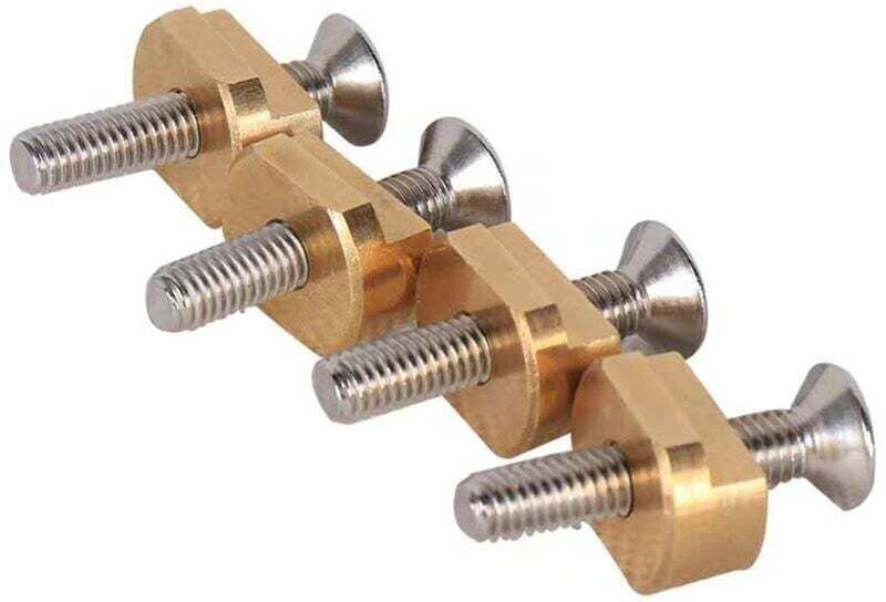 4-teiliges Folienmontage-Set Größe M6 und Hydrofoil-T-Mutter-Schraubbefestigung für alle Surf Tracks Outdoor-Zubehörteil...