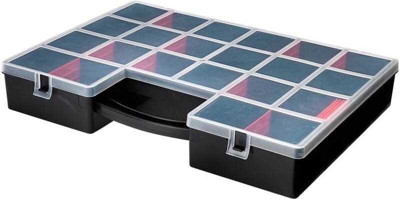 Organizer 22 Fächer Aufbewahrungbox Sortimentskasten Schraubenbox Sortierkasten