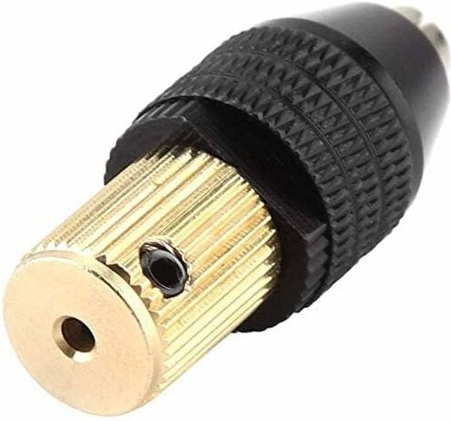 Bohrfutter, selbstspannendes elektrisches Miniatur-Bohrfutter mit rutschfestem Texturdesign, 0,3–3,4 mm (3,17 mm)