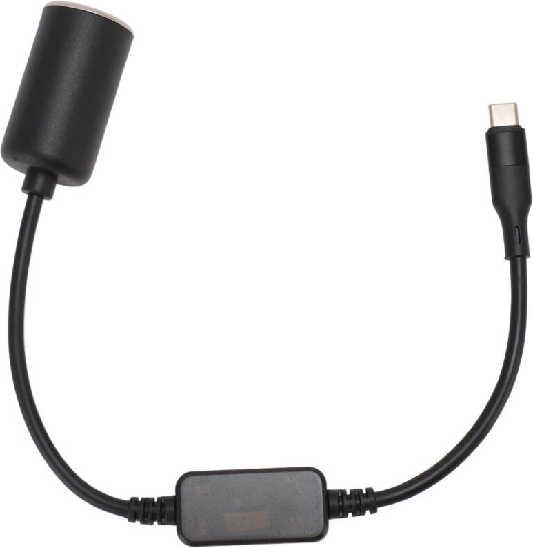 Eosnow USB-C-auf-Zigarettenanzünder-Adapter, Typ Stecker, 5 V, 12 V, Buchse für Dashcam, GPS, Auto-LED-Lichtleisten