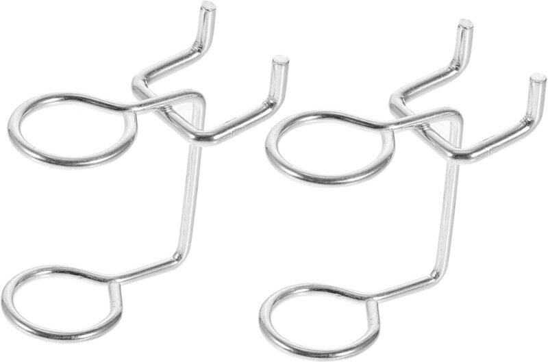 Ccykxa - 10 Stück Stecktafel-Haken, Werkzeughalter, Schraubendreher-Organizer, Wandregale, Racks, Multi-Werkzeug-Organiz...