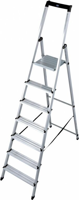 Krause - Monto Alu 7-Stufen-Stehleiter solidy bis 150kg din EN131 Aluleiter