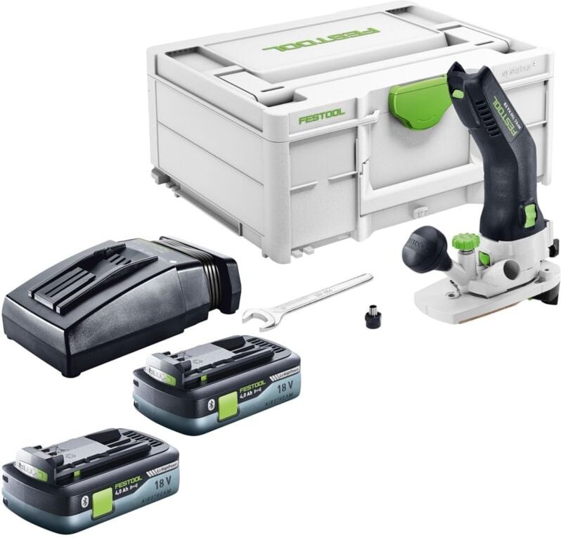 Thumbnail - Festool MFKC 700 KA EB-Basic Akku Modul Kantenfräse 18 V 8 mm Brushless + 2x Akku 4,0 Ah + Ladegerät + Systainer