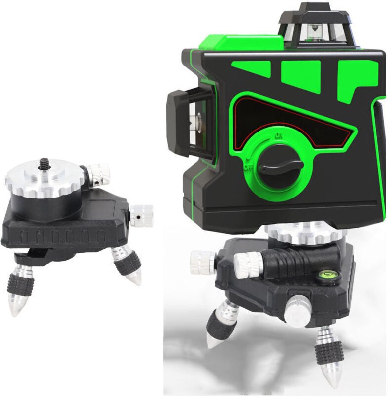 Vtizikl Adaptateur 360° pour Niveau Laser - Filetage Mâle 1/4" - Réglable & Compatible Trépied - Précision Professionnel...