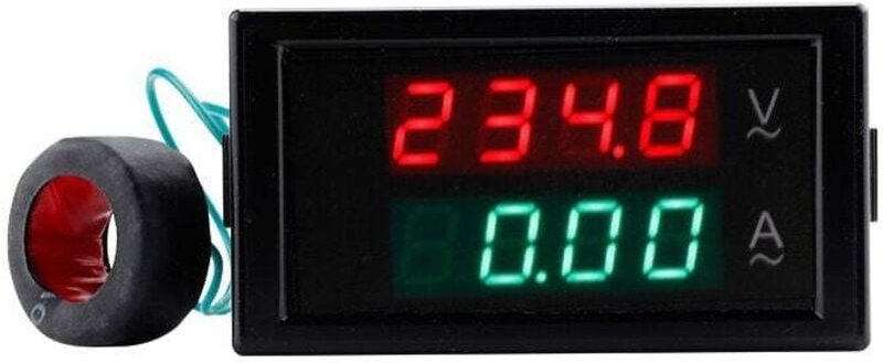 Voltmètre Ampèremètre Numérique AC 80-300V 0-100A Tension Courant Metre Volt Amp Afficheur Voltmètre Ampérage Multimètre...