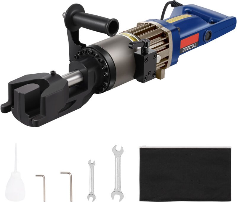 Mophorn - Elektrischer hydraulischer Bewehrungsstahlbieger, tragbarer 1500-W-Stahlbieger, biegt 6-20 mm Bewehrungsstahl ...